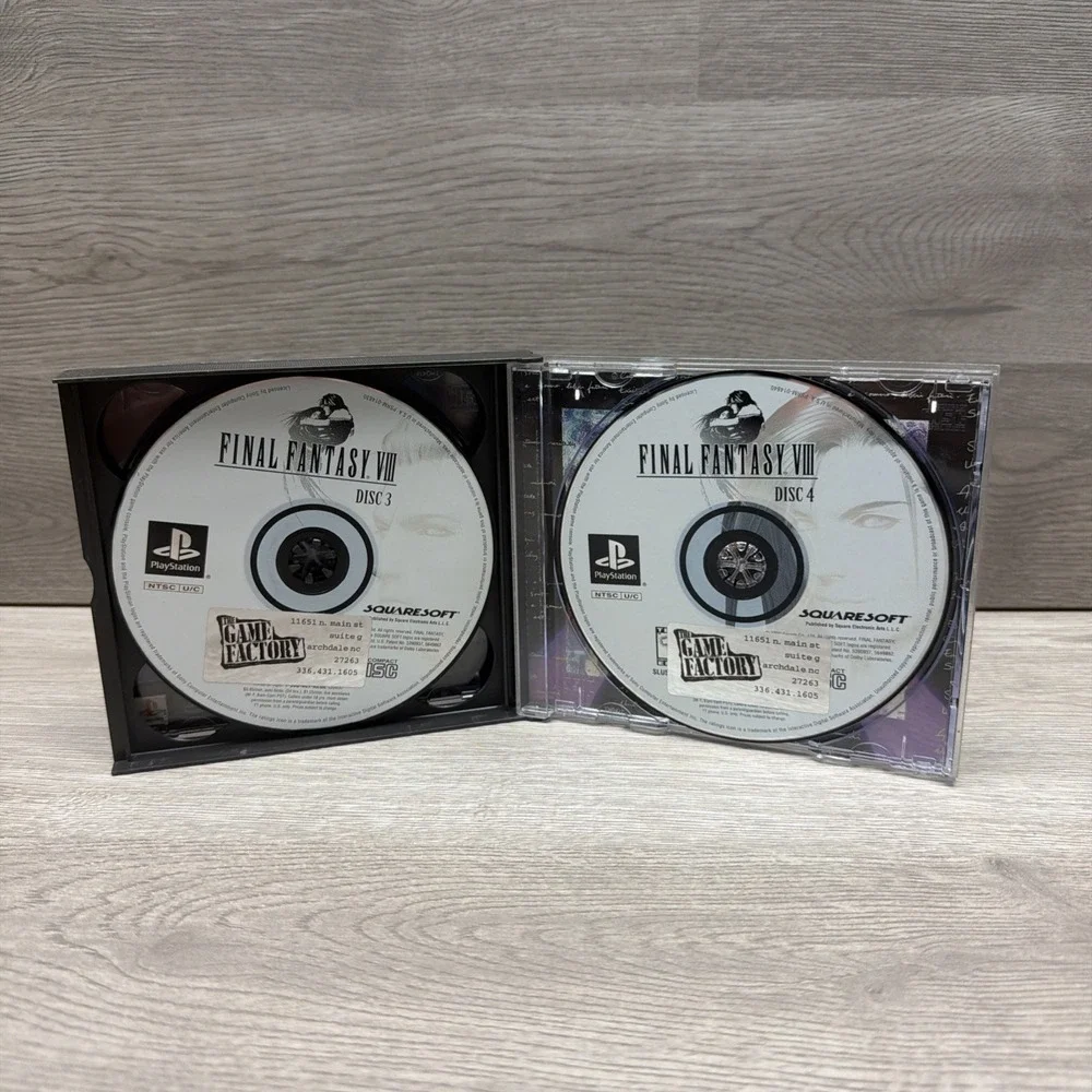 Final Fantasy VIII -‎ Sony Playstation 1 PS1 Discs 3 and 4 ONLY